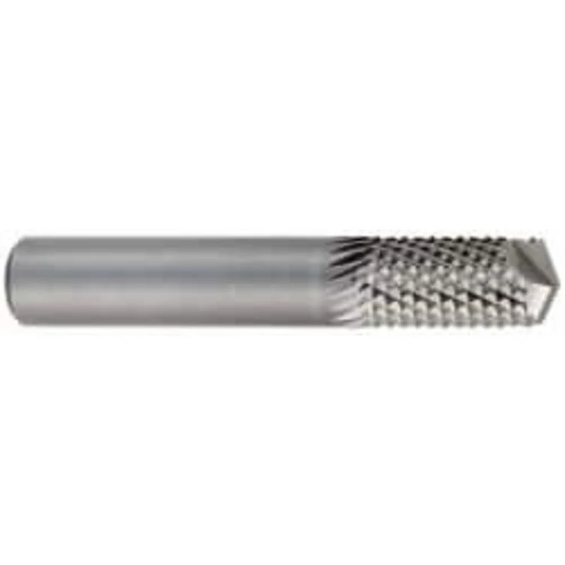 OSG 1/2 Diam, 1 LOC, 1/2 Shank Diam, Drill Point Diamond-Pattern Router Bit Solid Carbide, Finish, 2-1/2 OAL, RH Cut,...